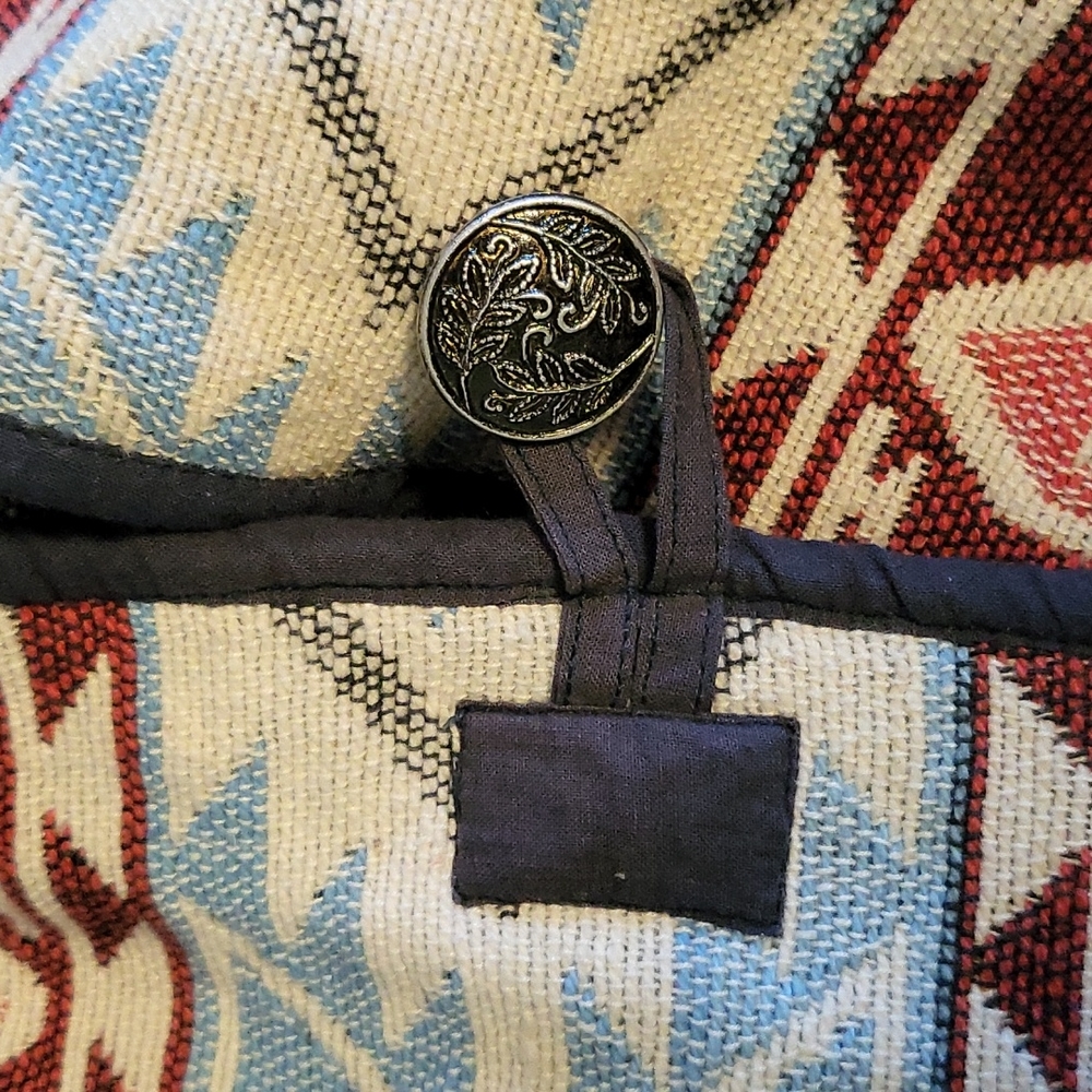 Flashback Thick Boho Tapestry Crop Jacket - image 5